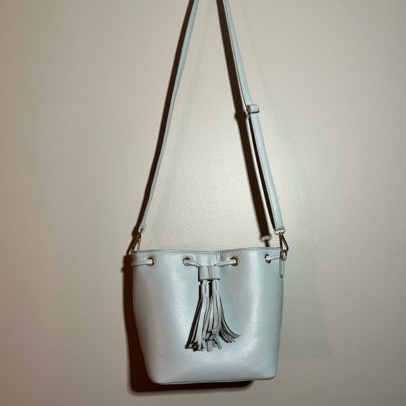 Blue cross body bag - Picture 1 of 8